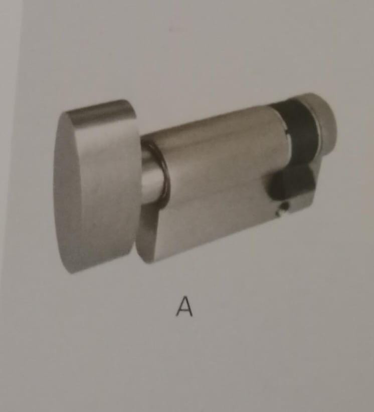 KBI-HALF Cylinder With Knob (A)